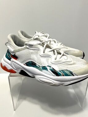 ADIDAS OZWEEGO white turquoise orange women 8.5
